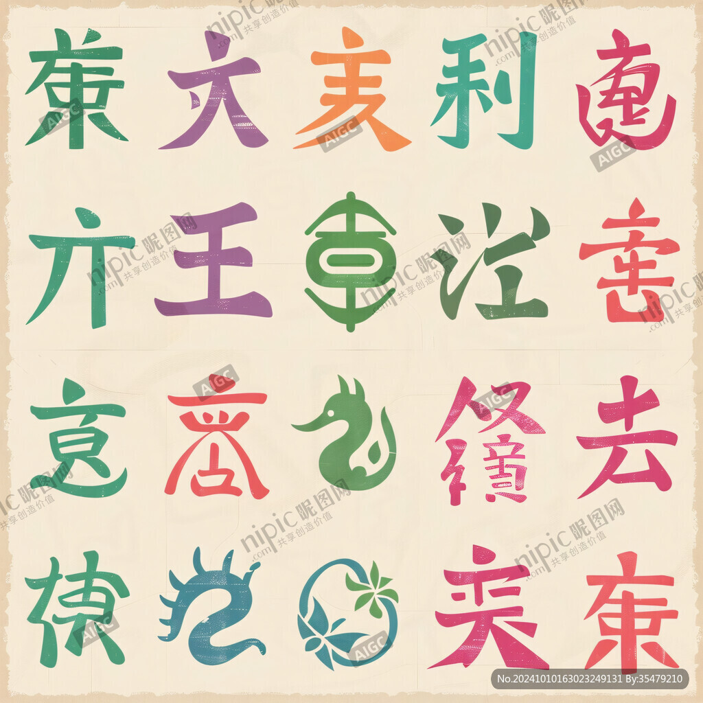 中药广告字体