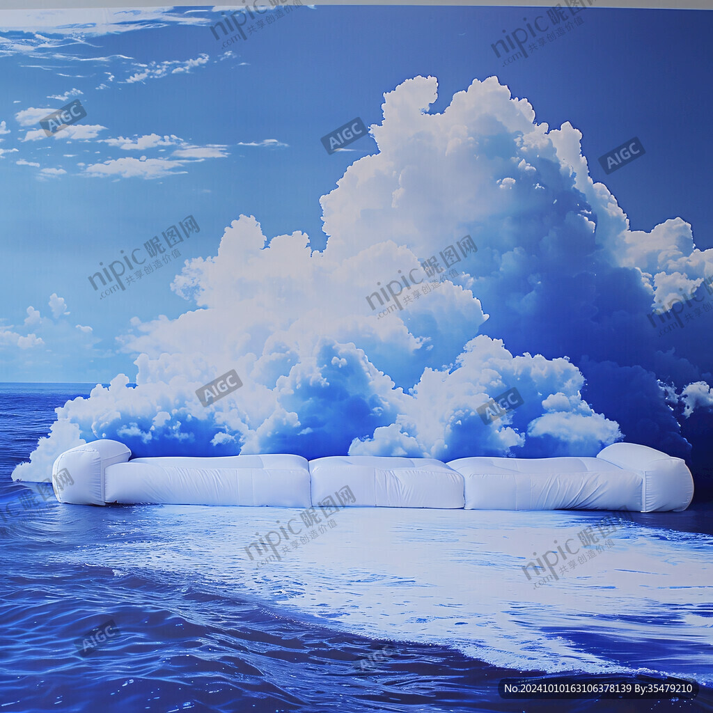 云海立体墙画