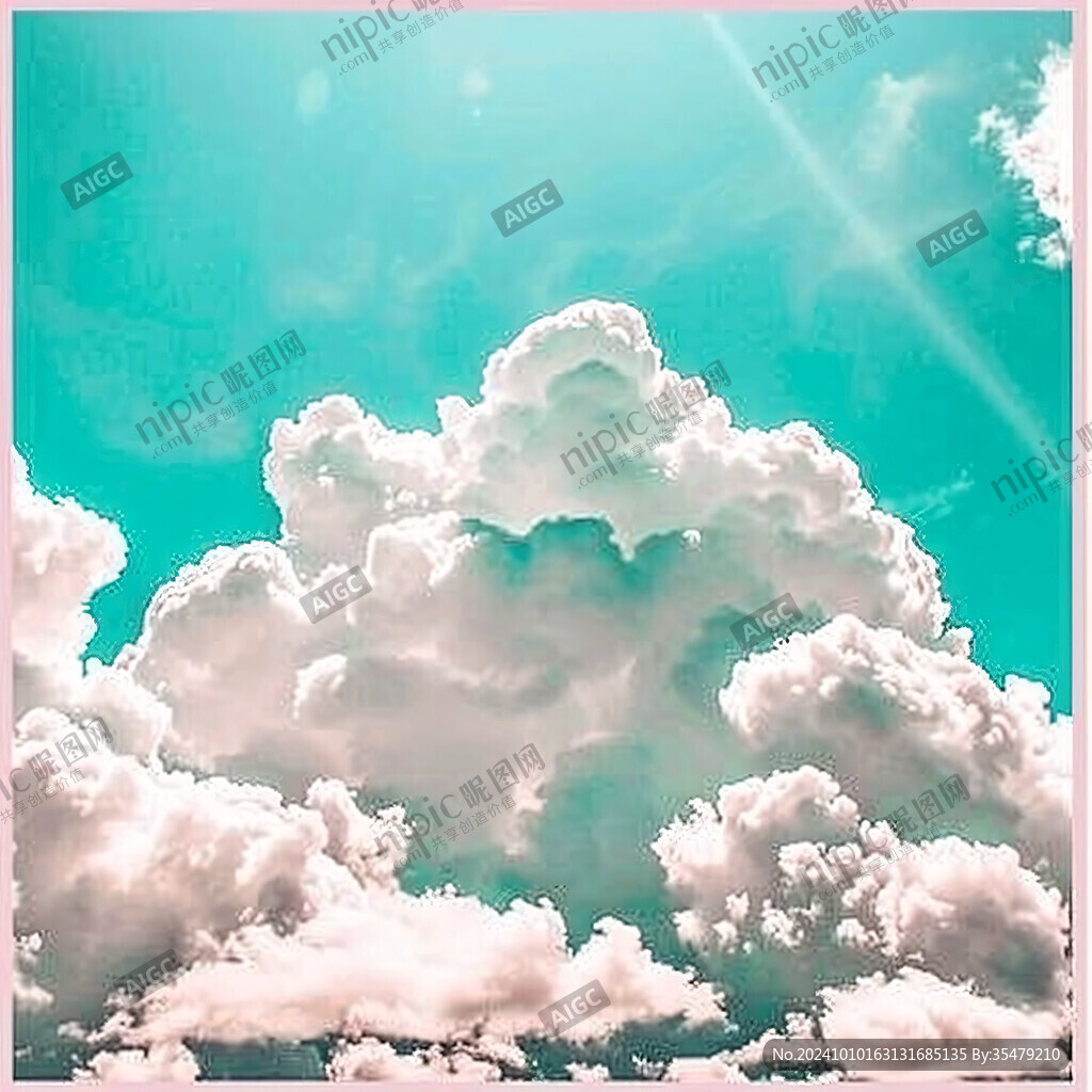 天空立体画