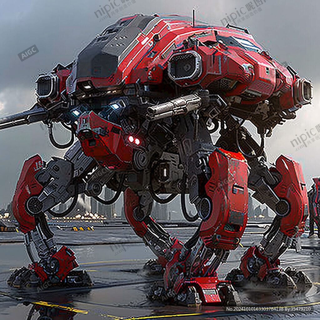 后现代机械科幻未来派