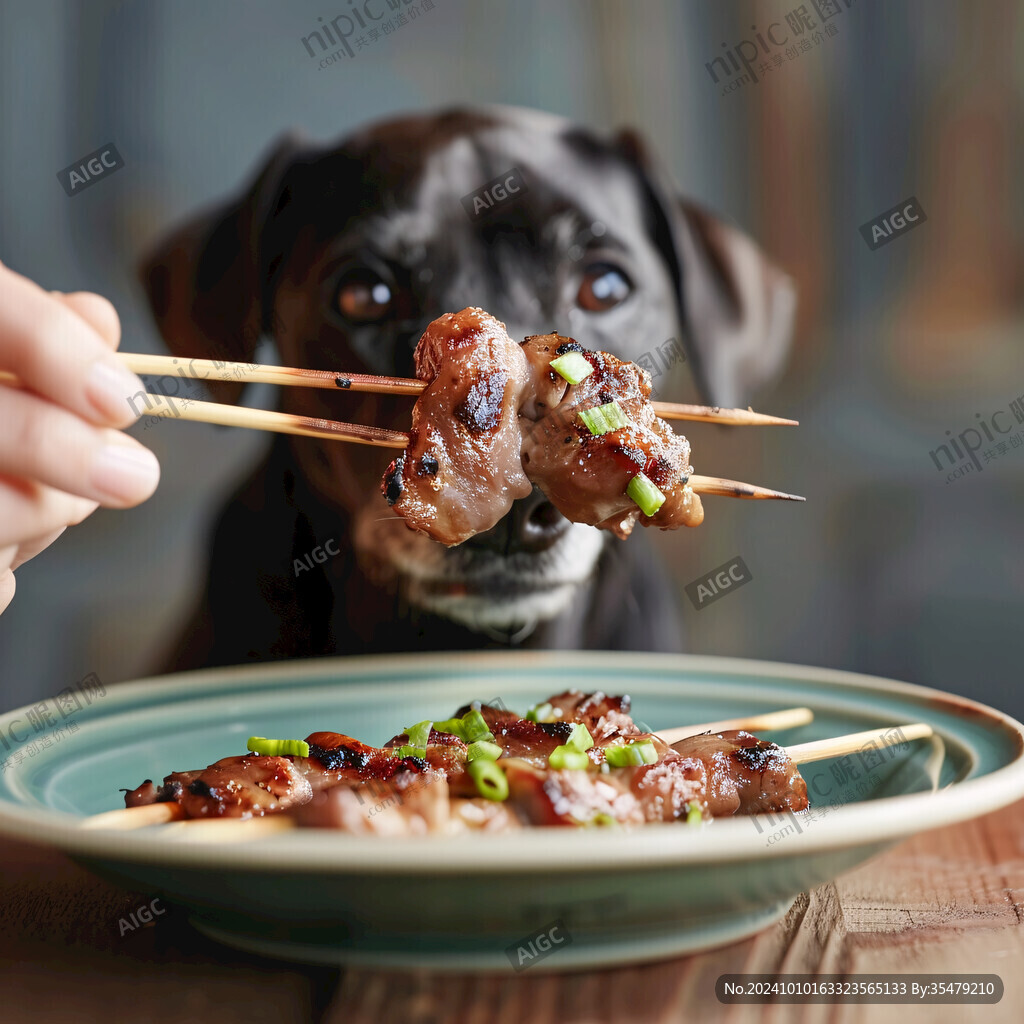 筷子夹酱牛肉片