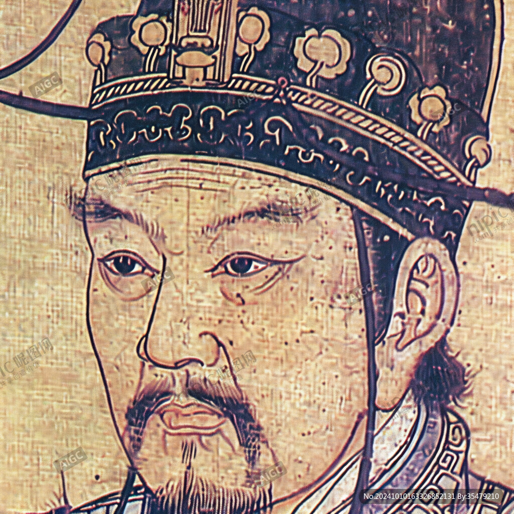 南朝梁阿育王头像