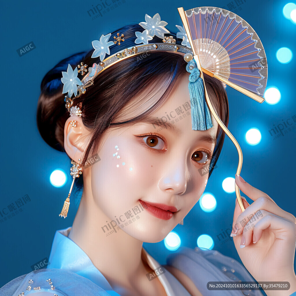 美妆少女美妆造型