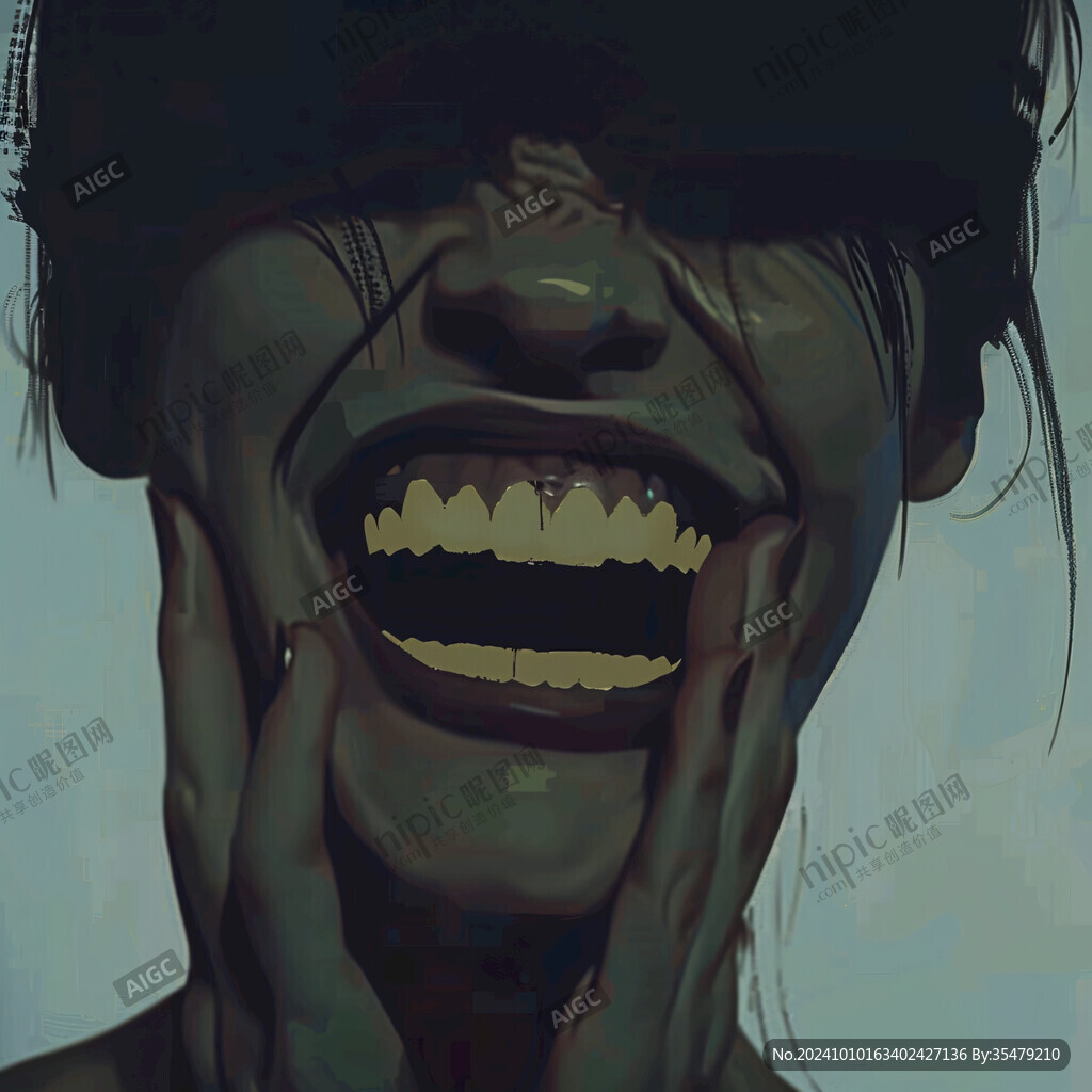 人物情绪插画