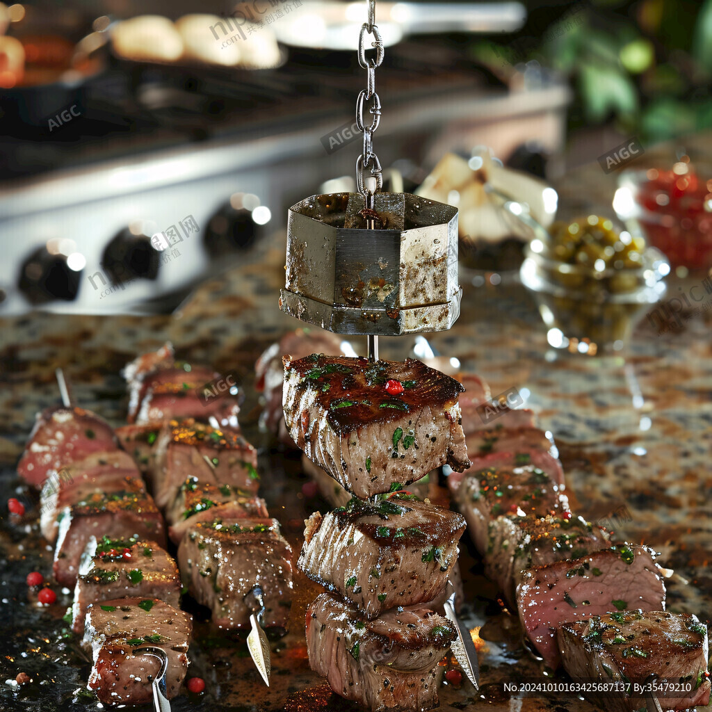 bbq牛肉串