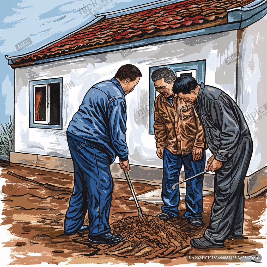 劳动场景插画