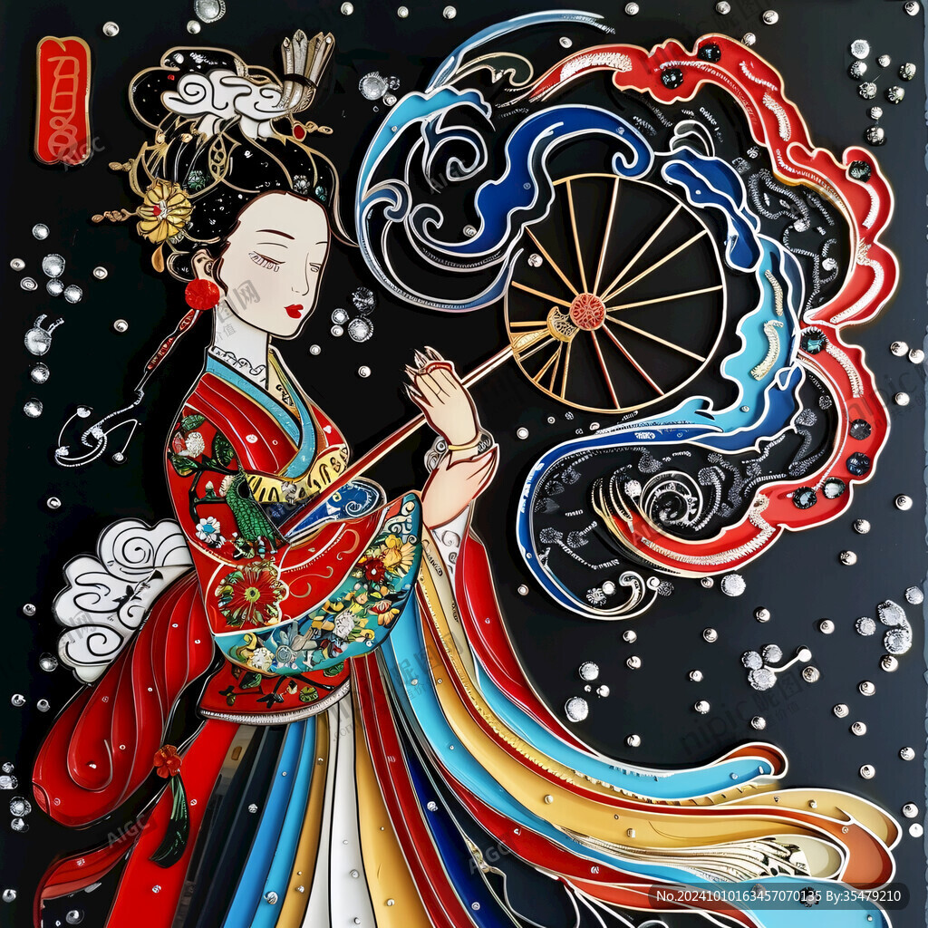 国潮窗贴