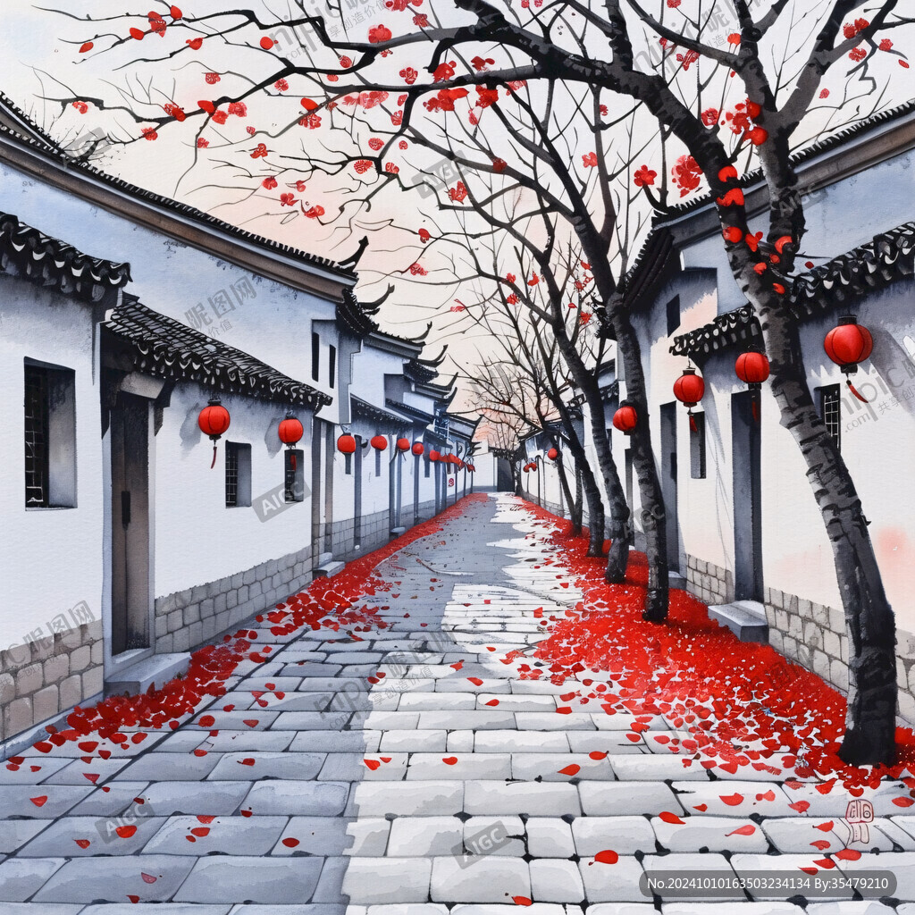 红灯笼巷道