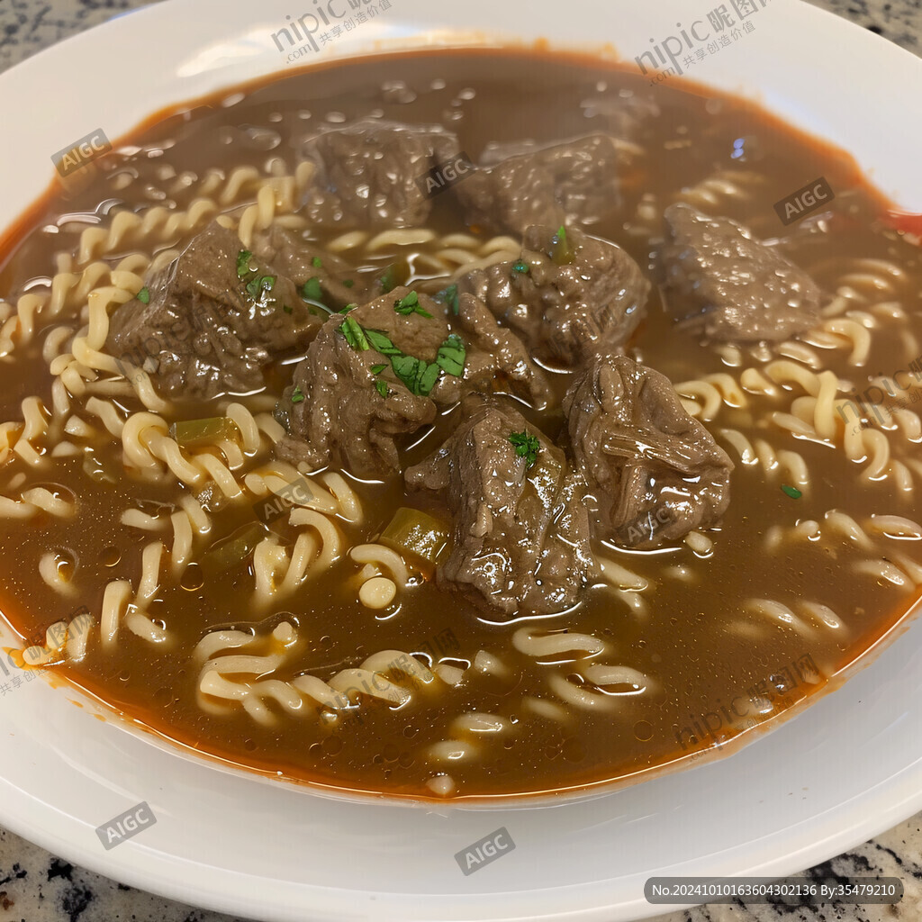 麻油牛肉公仔面