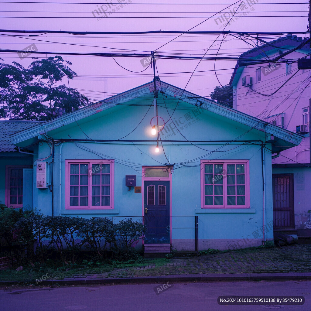 老洋房夜景