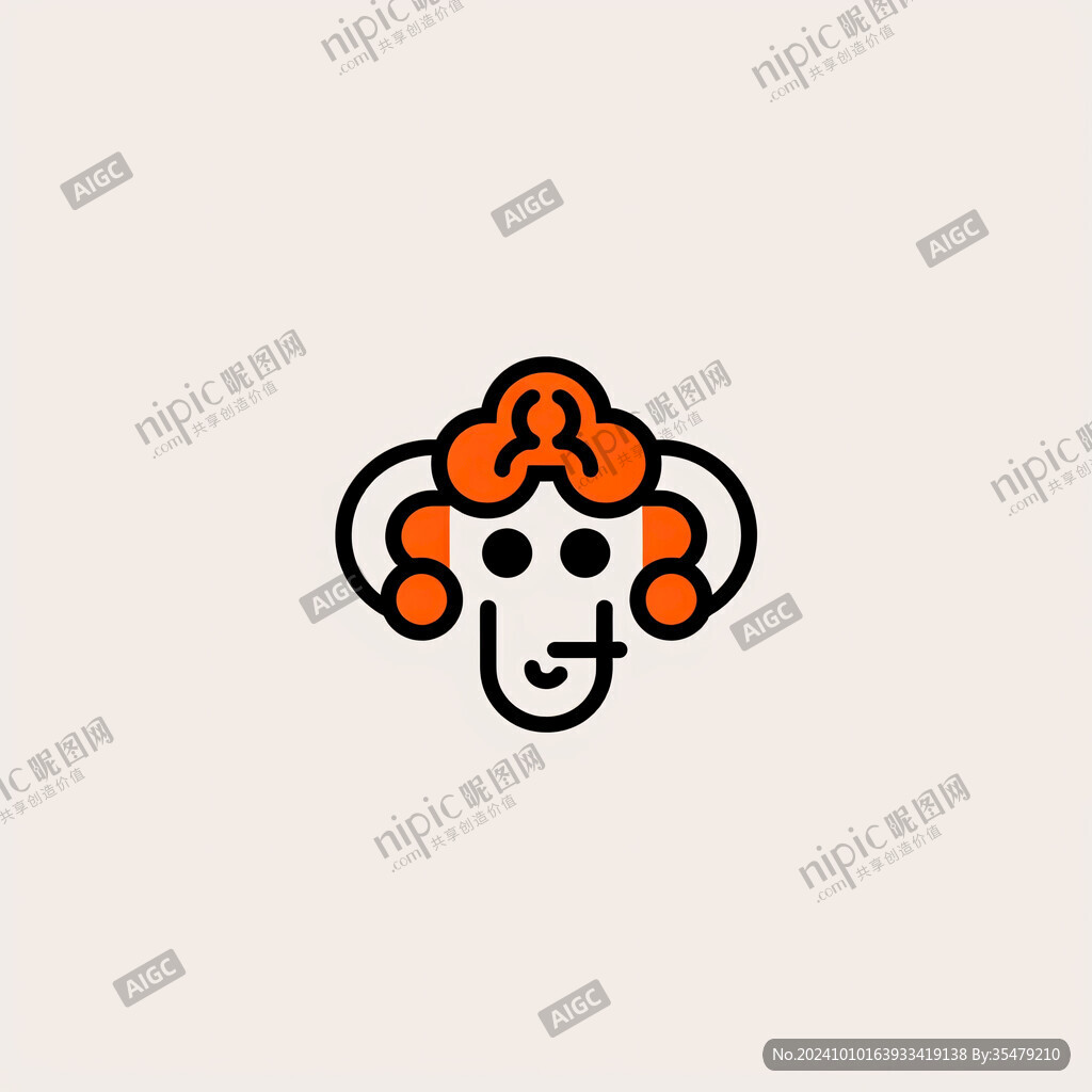 卡通骨头logo