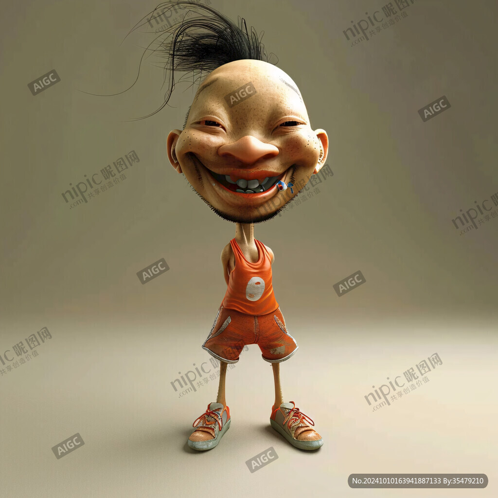 卡通写实漫画人物