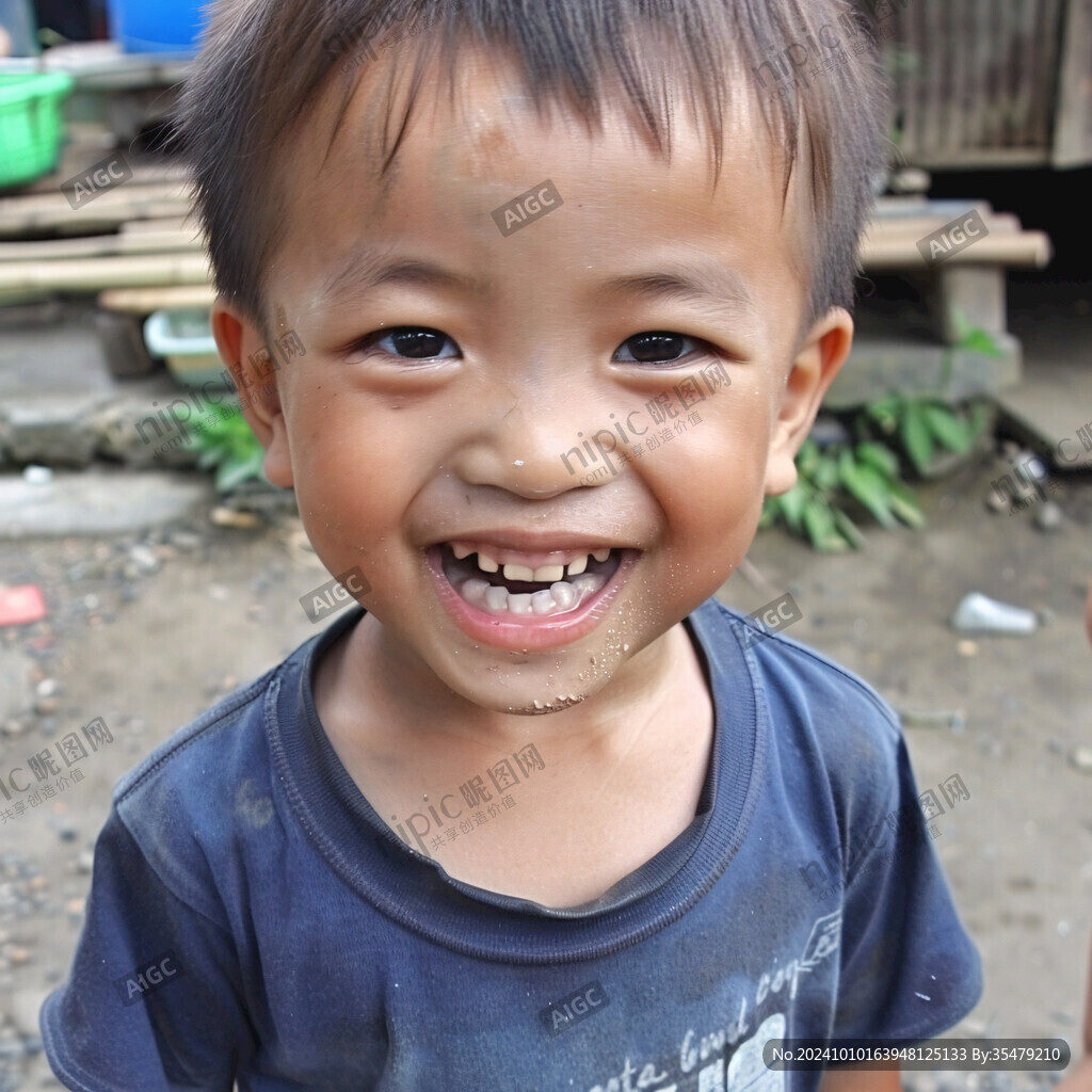 幼儿园笑脸