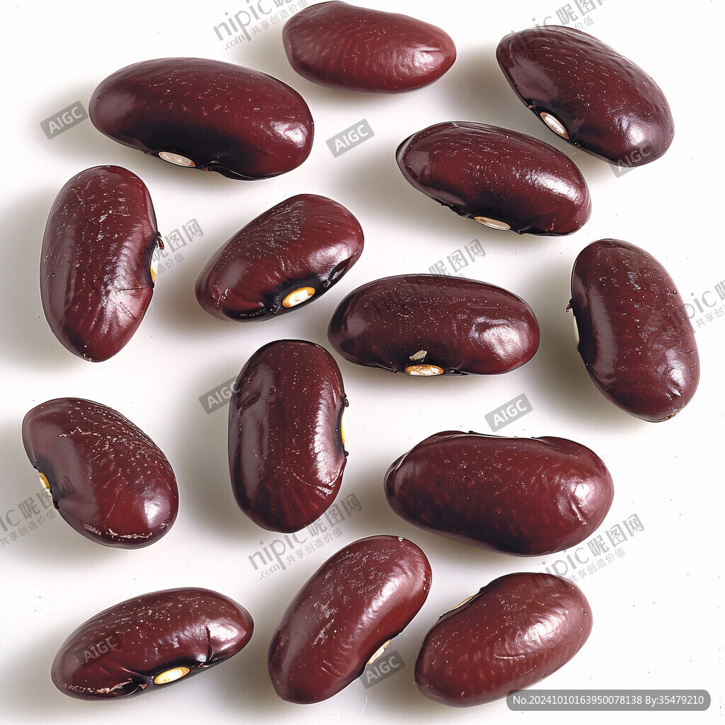 红芸豆实拍素材