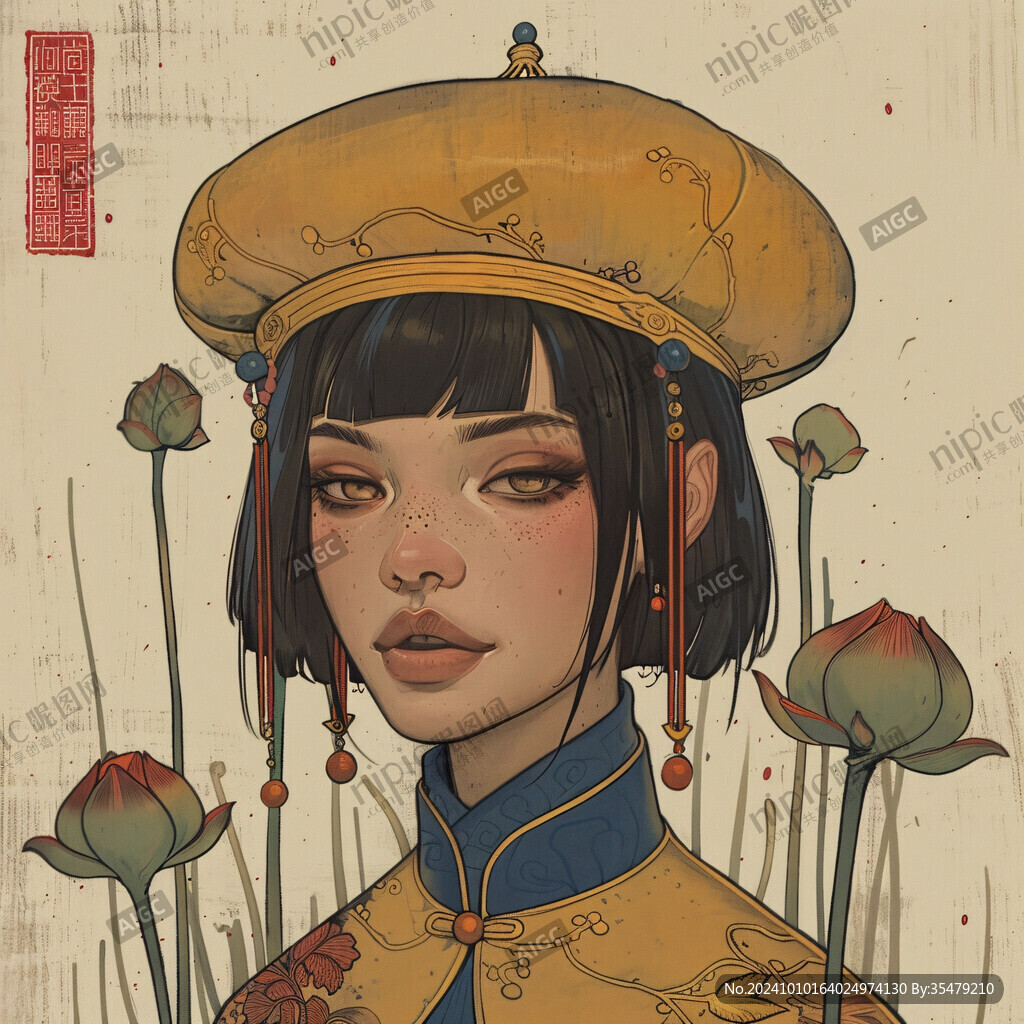 国风女性头像