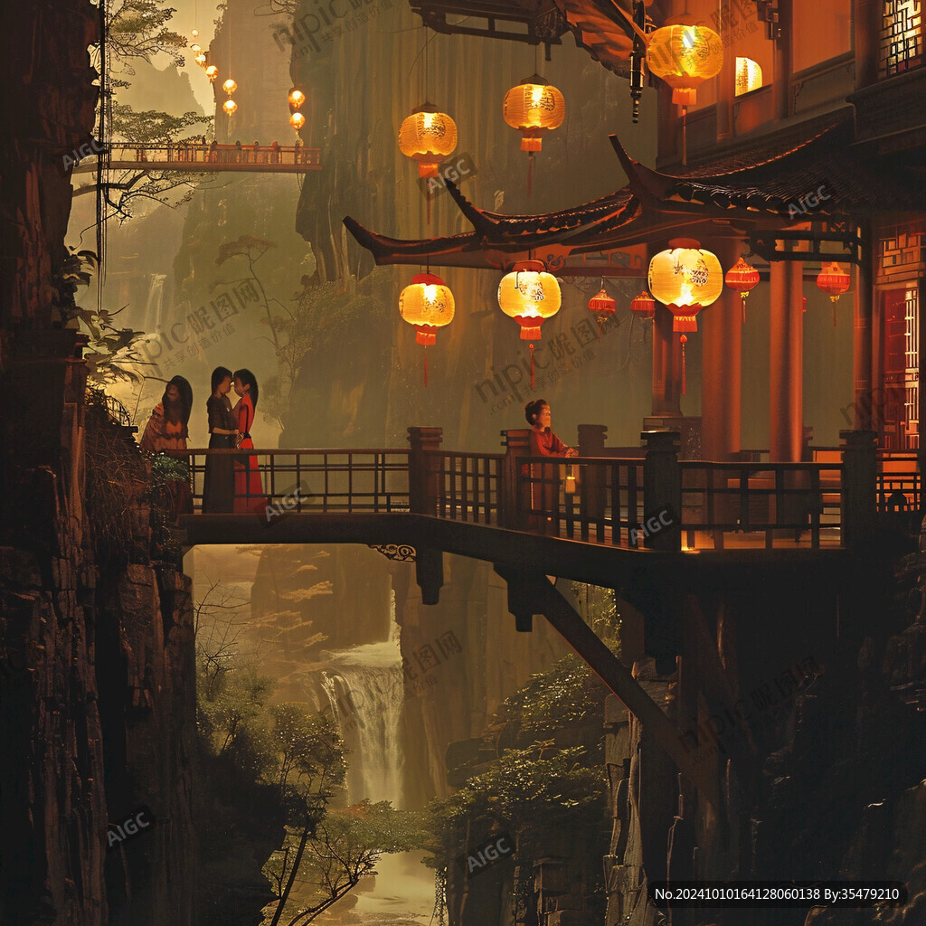 古风场景概念图
