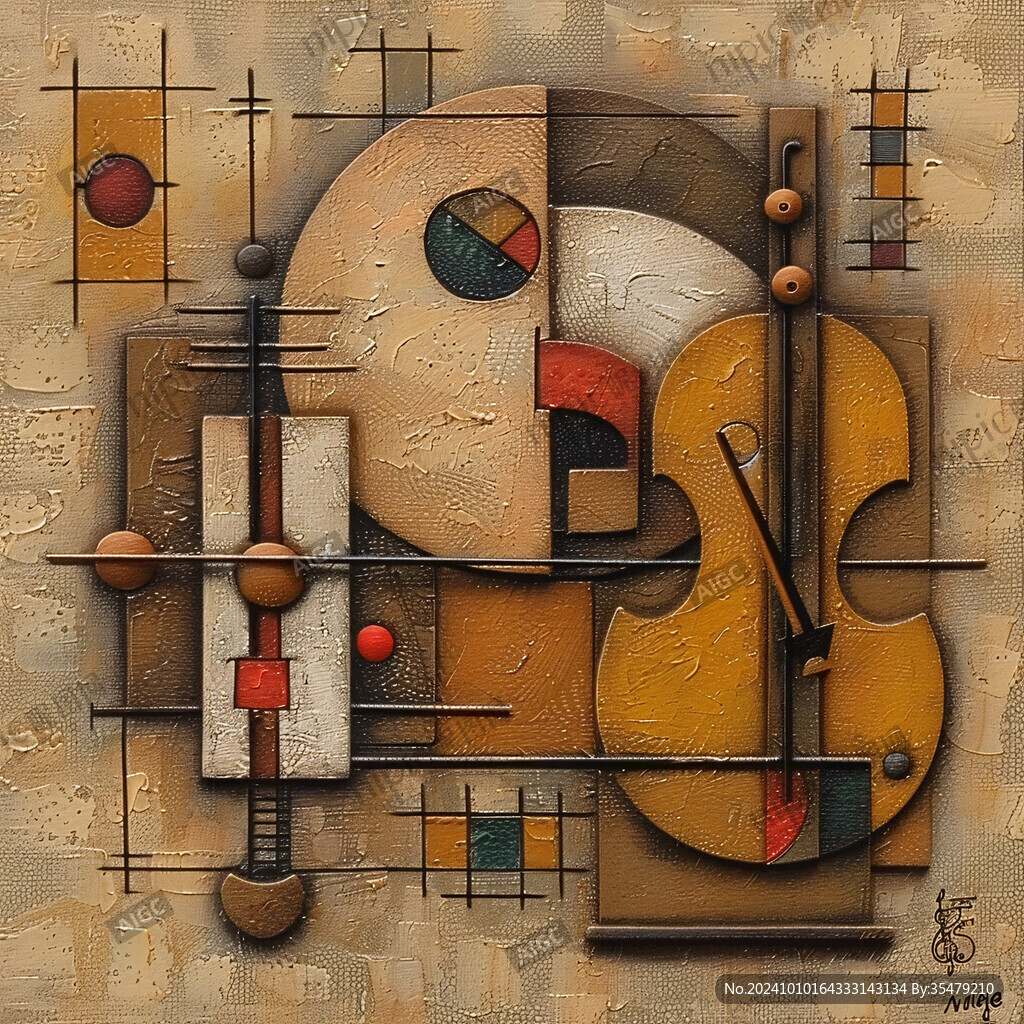 小提琴壁画