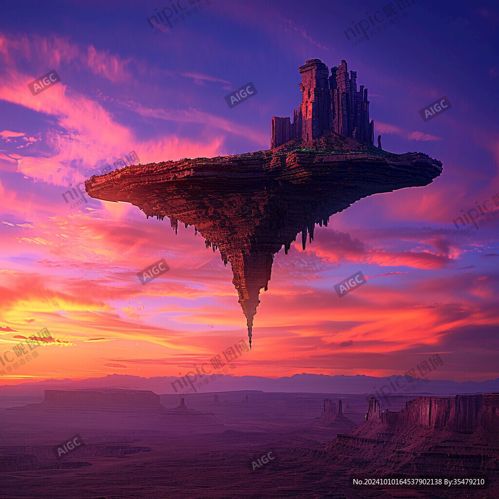 飞碟科幻电影背景