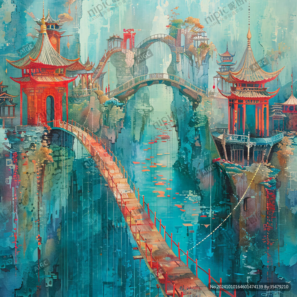 奈何桥插画