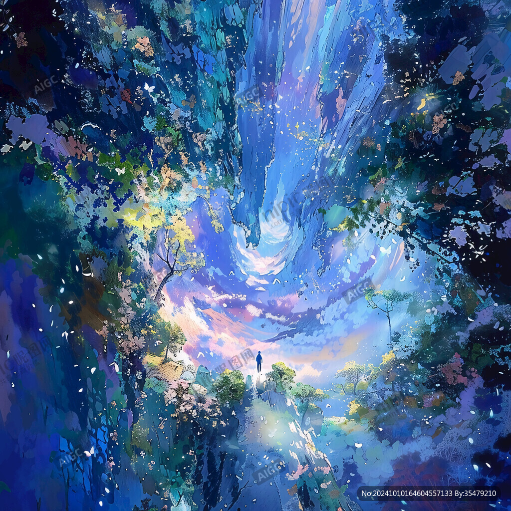 魔法森林插画