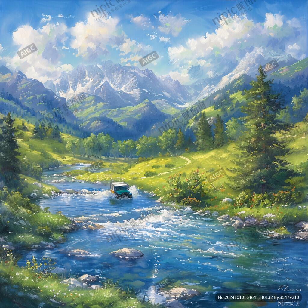 山川草地河流