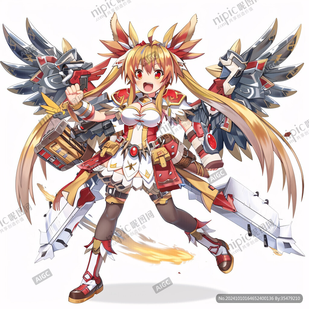 机甲风卡通人物