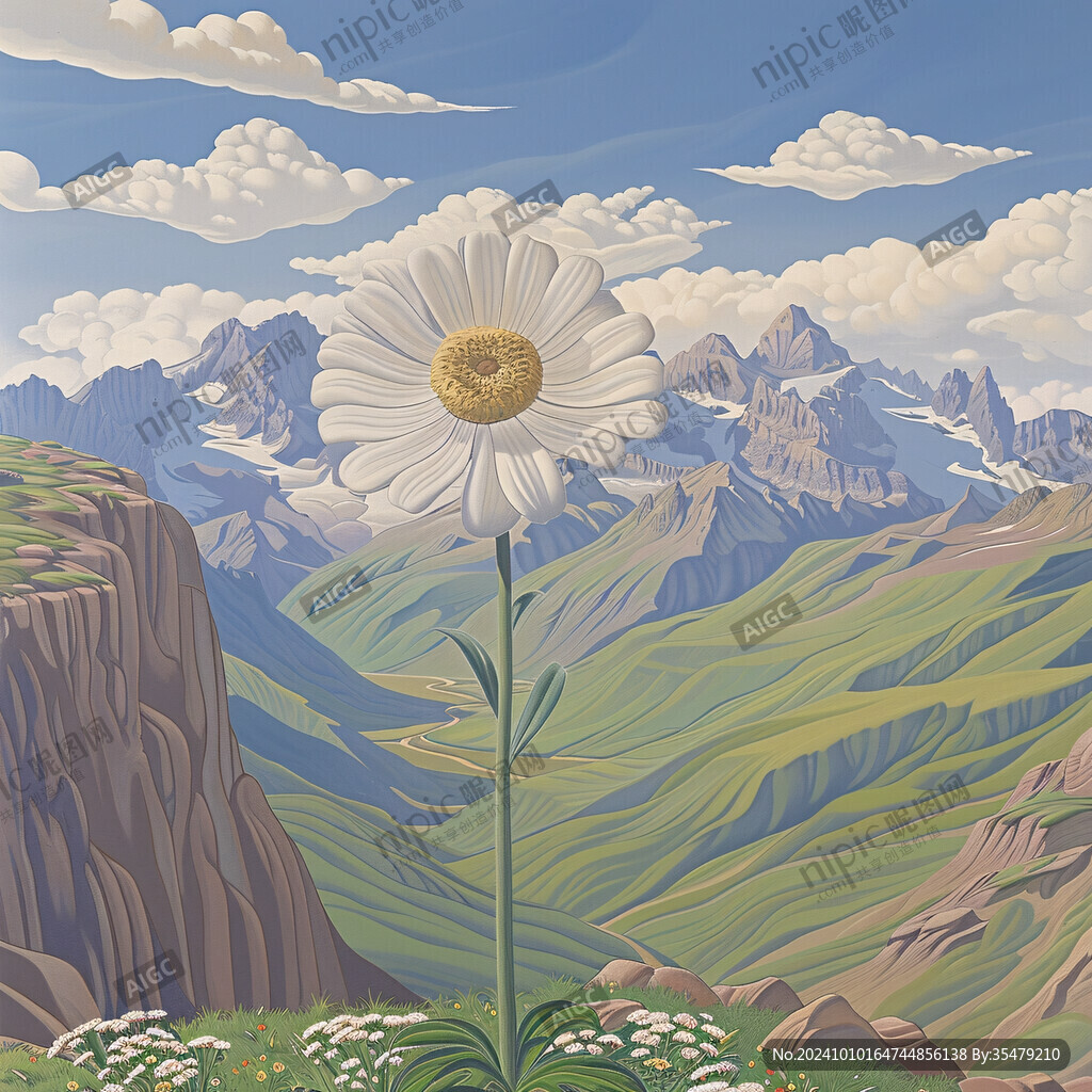 高山草甸鲜花