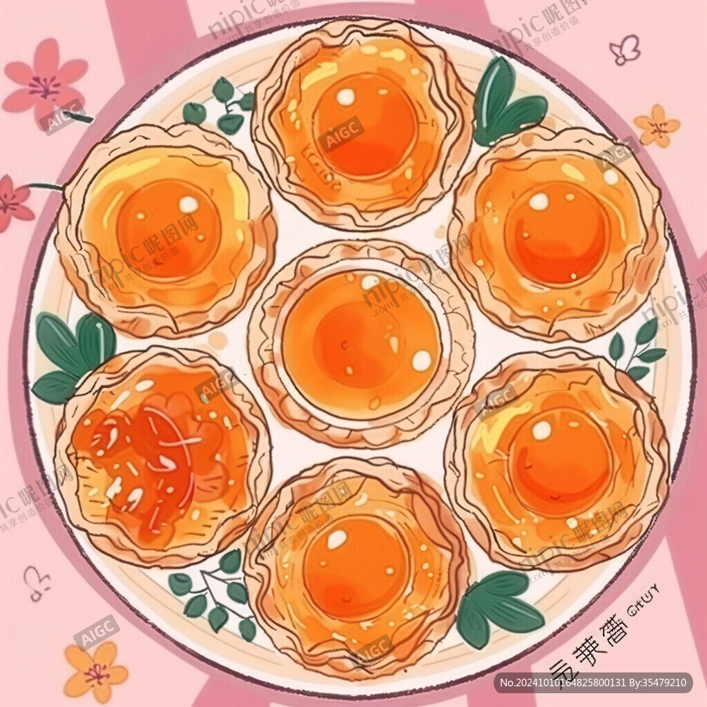 钵仔糕插画