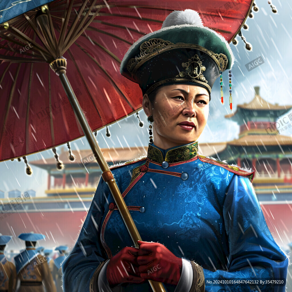 朝鲜人物插画