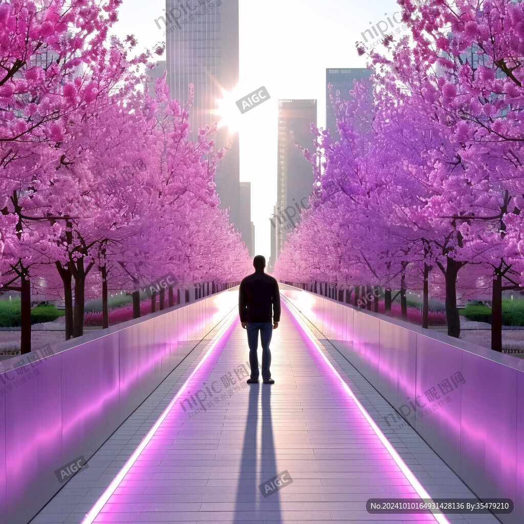 樱花树小路