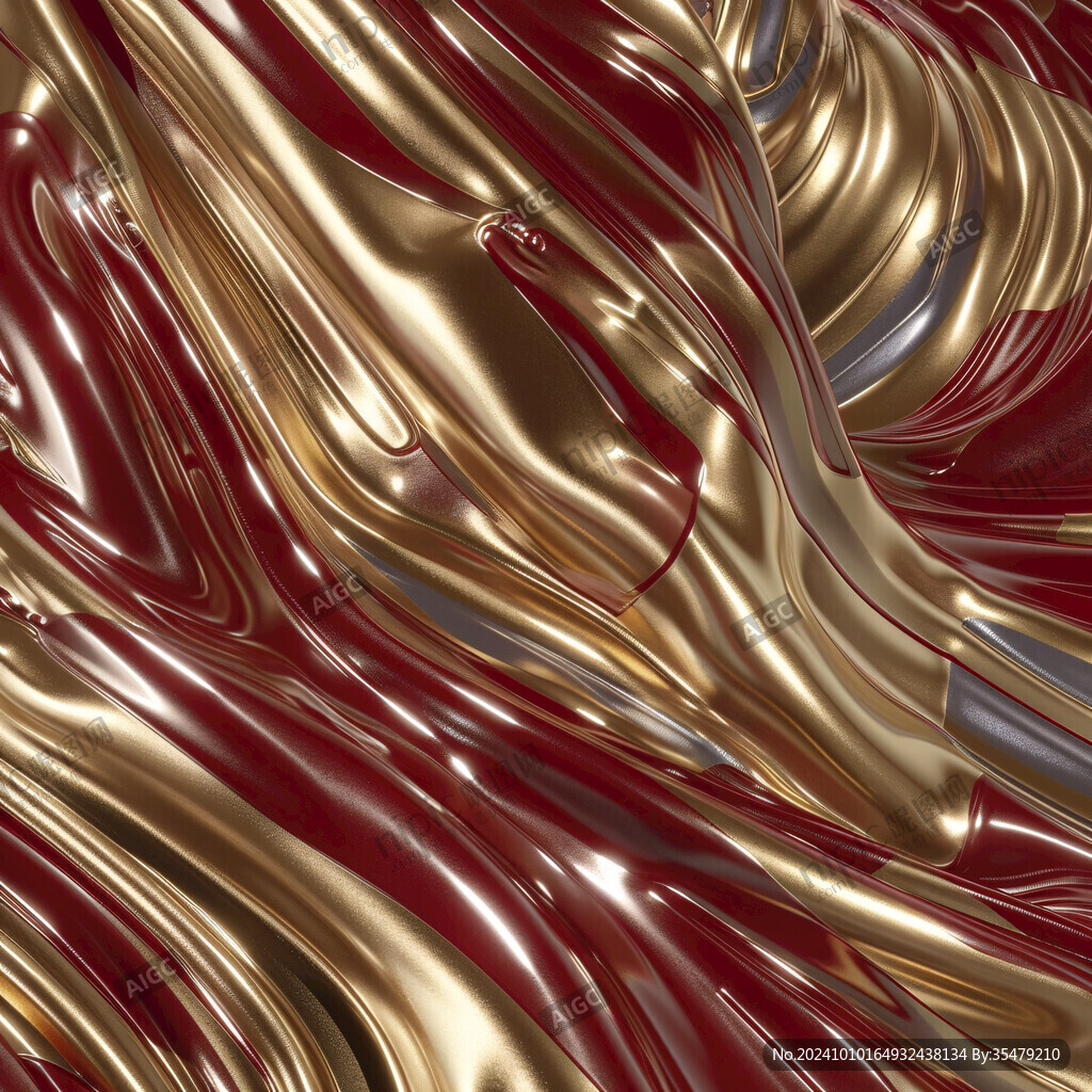 4d金色线条艺术