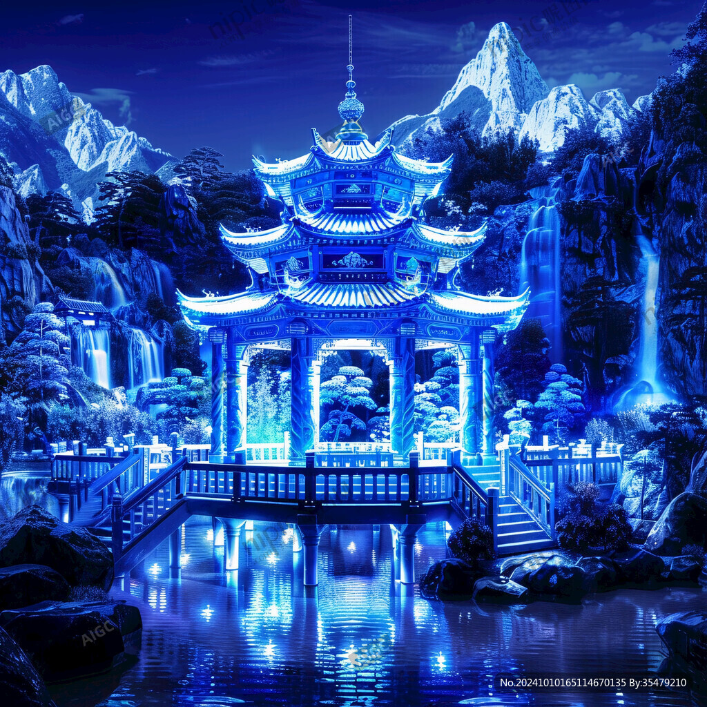 仙境亭台楼阁