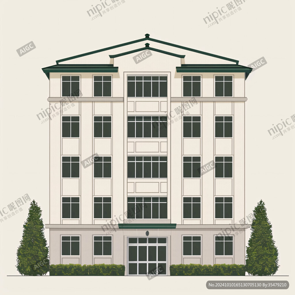 老年公寓建筑素材