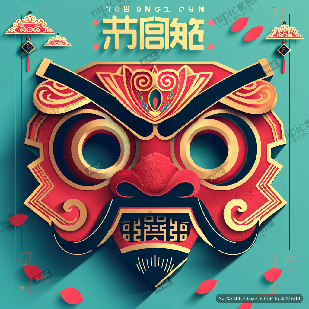 虎年国潮门头
