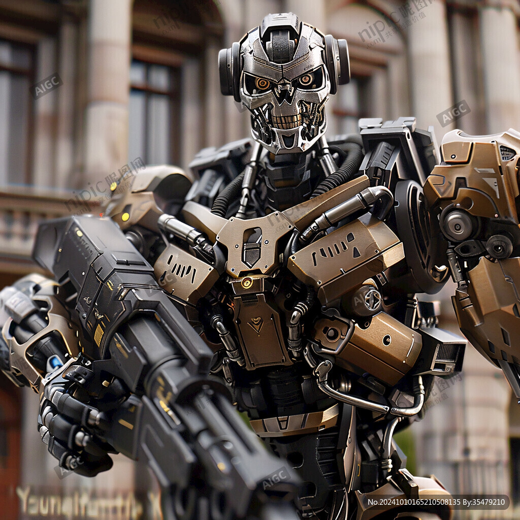 后现代机械科幻未来派