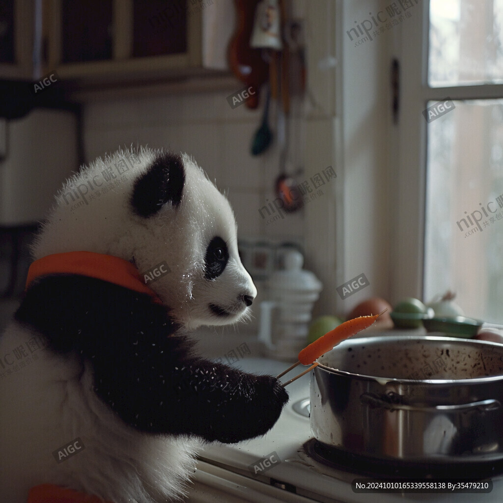 做饭的熊猫