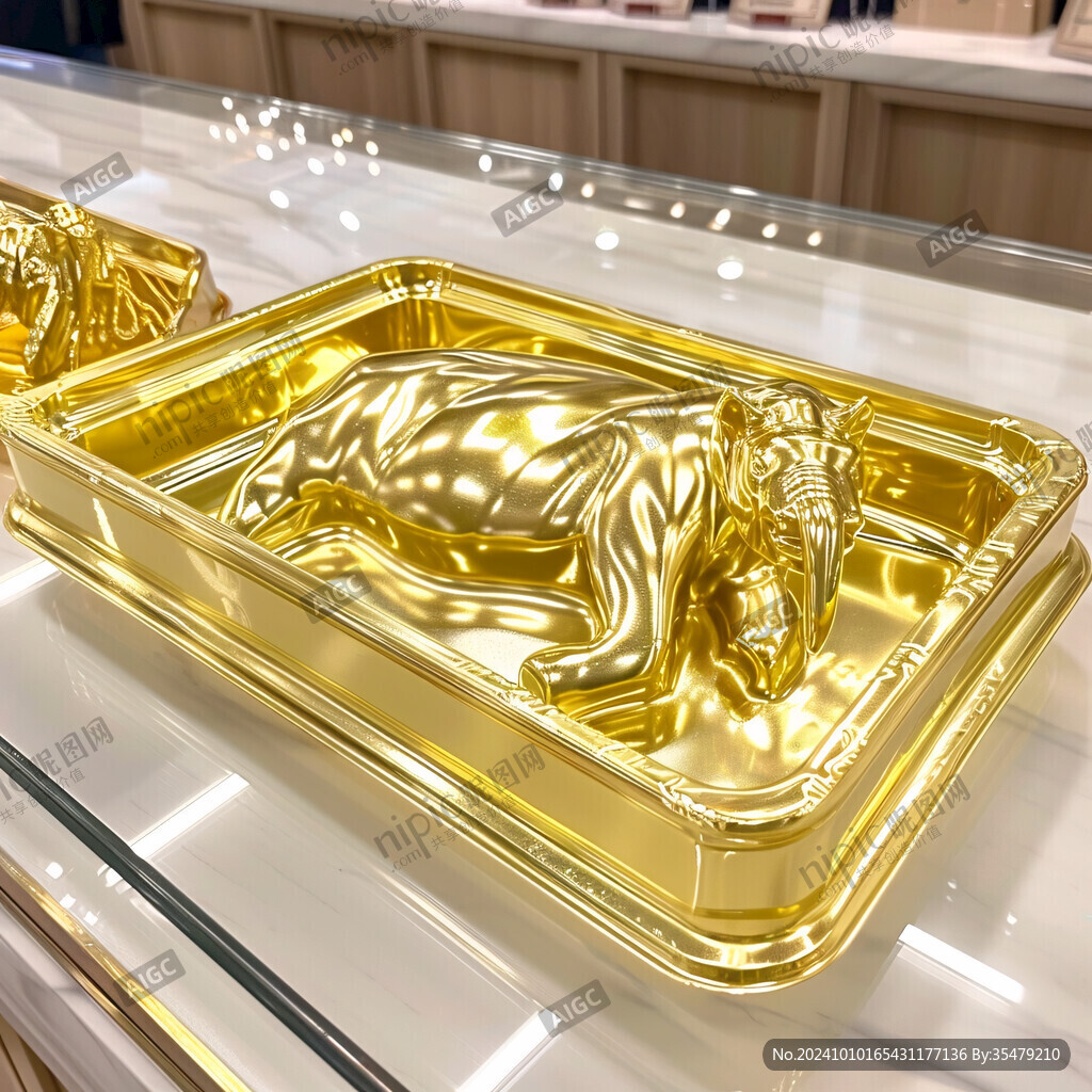黄金虎金条图案