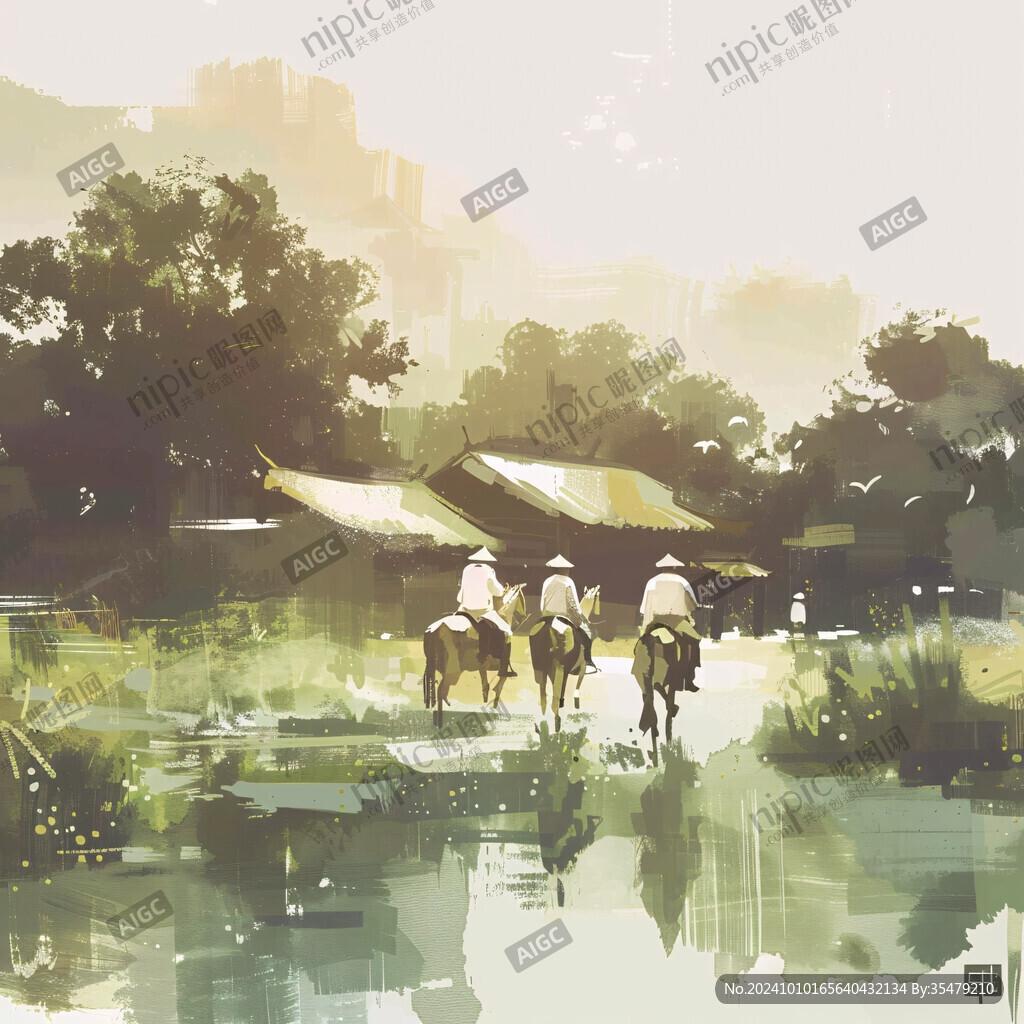 茶马古道插画