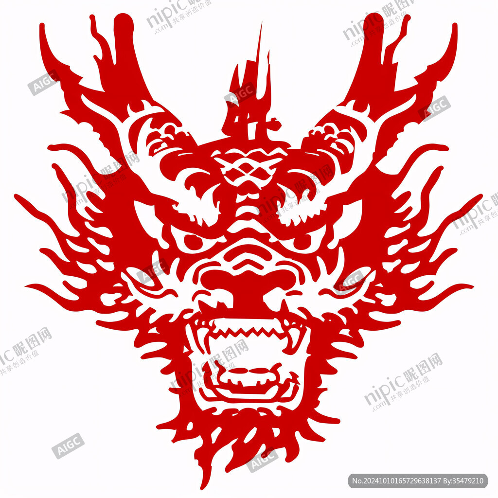 龙头图案设计