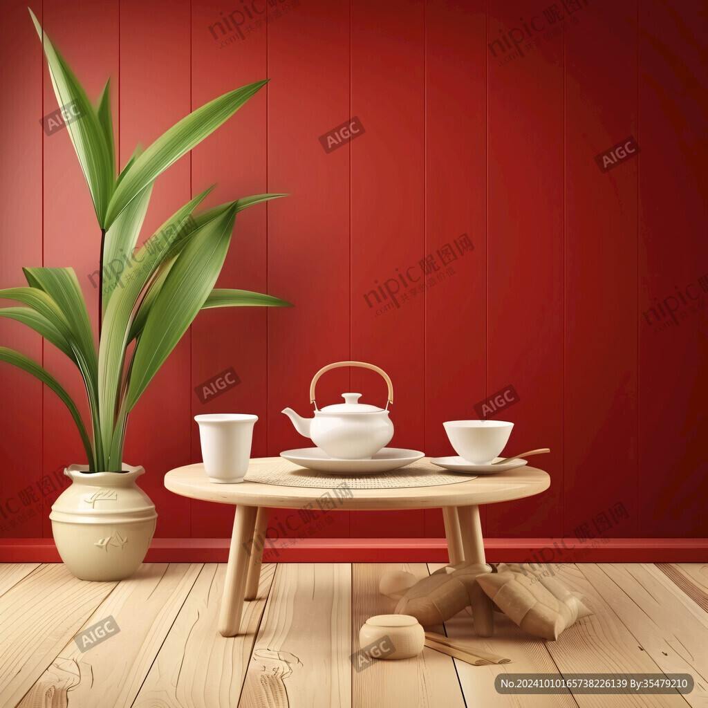 茶馆茶楼茶室品茗素材