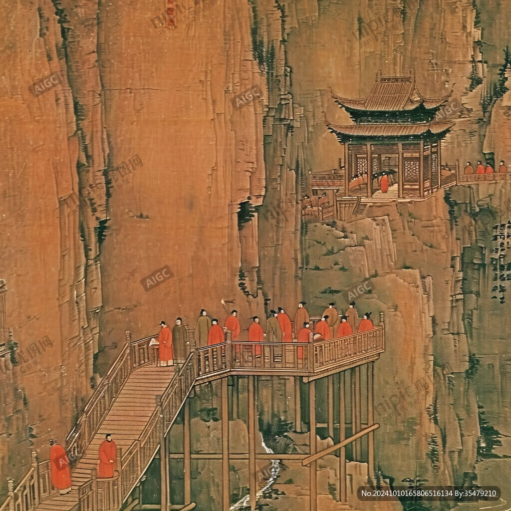 武则天封禅场景