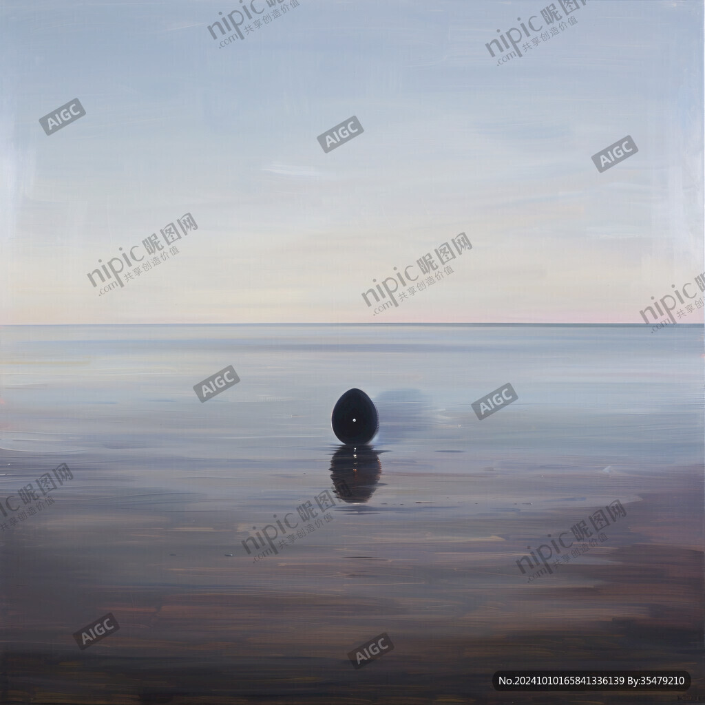 玻璃珠球海洋抽象画