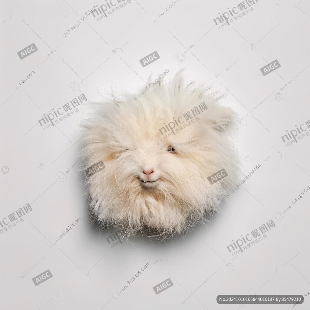 写实猫毛茸茸宠物插画