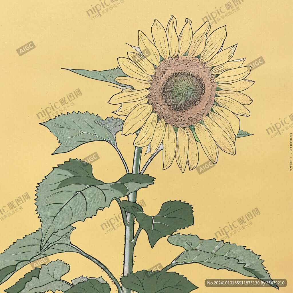 葵花美术绘画