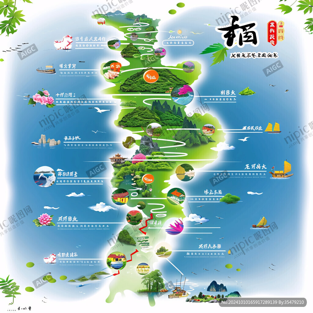 乡村旅游导向图