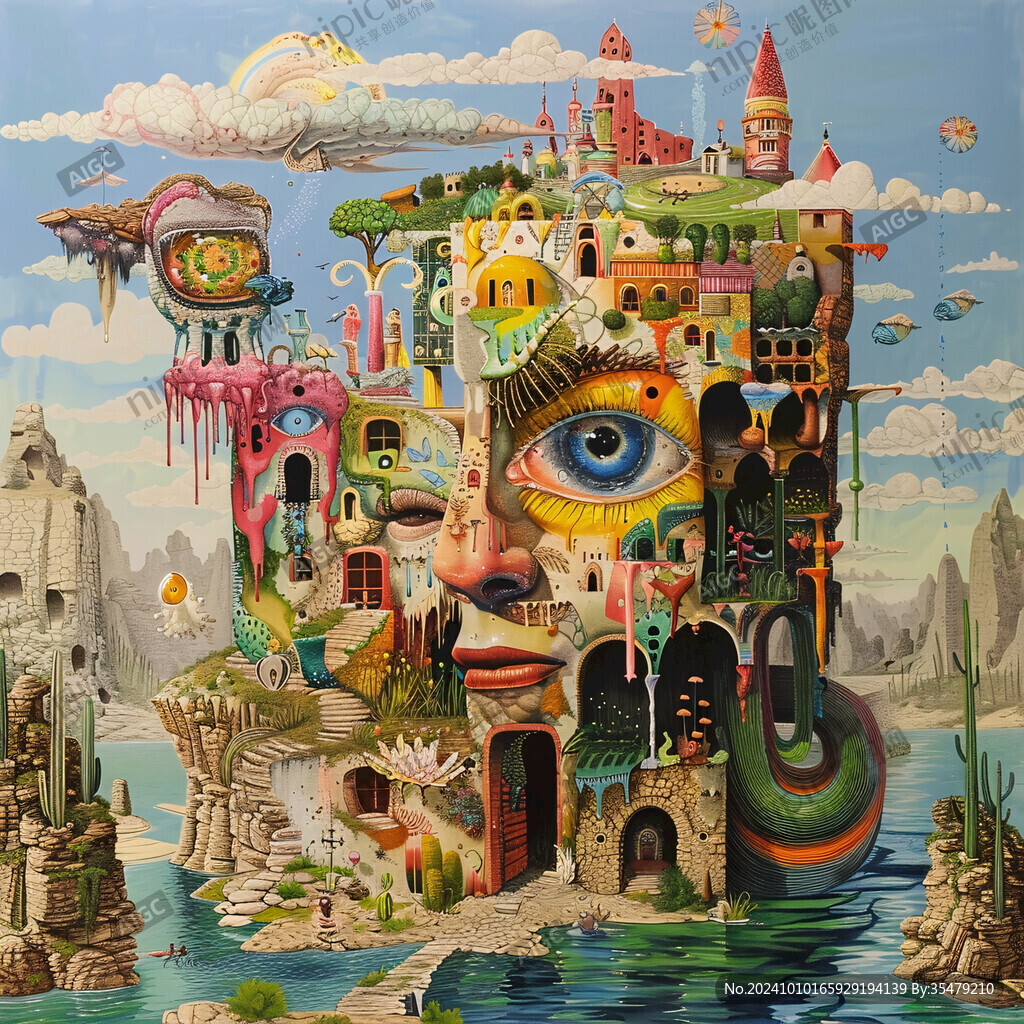 奇幻立体画