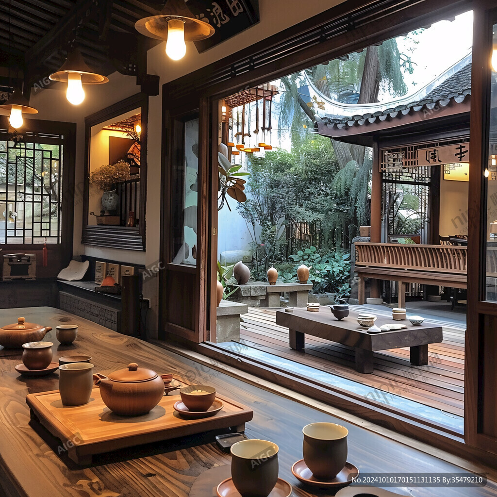 中庭茶馆