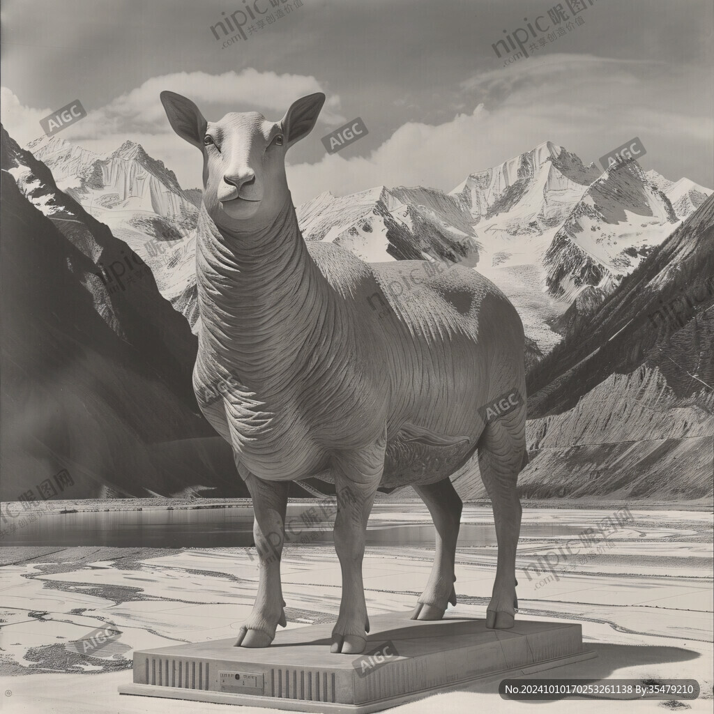 阿尔巴斯羊插画