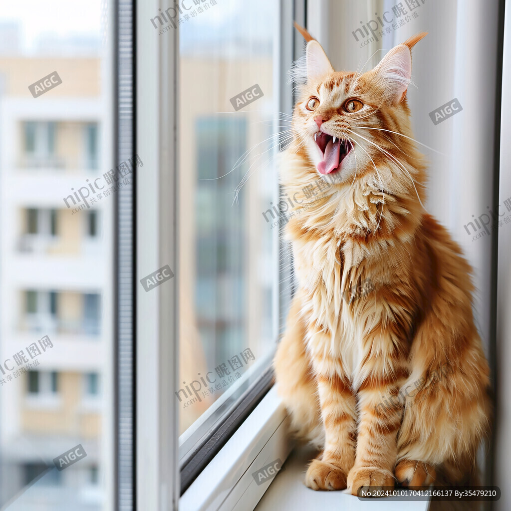 窗口的猫咪