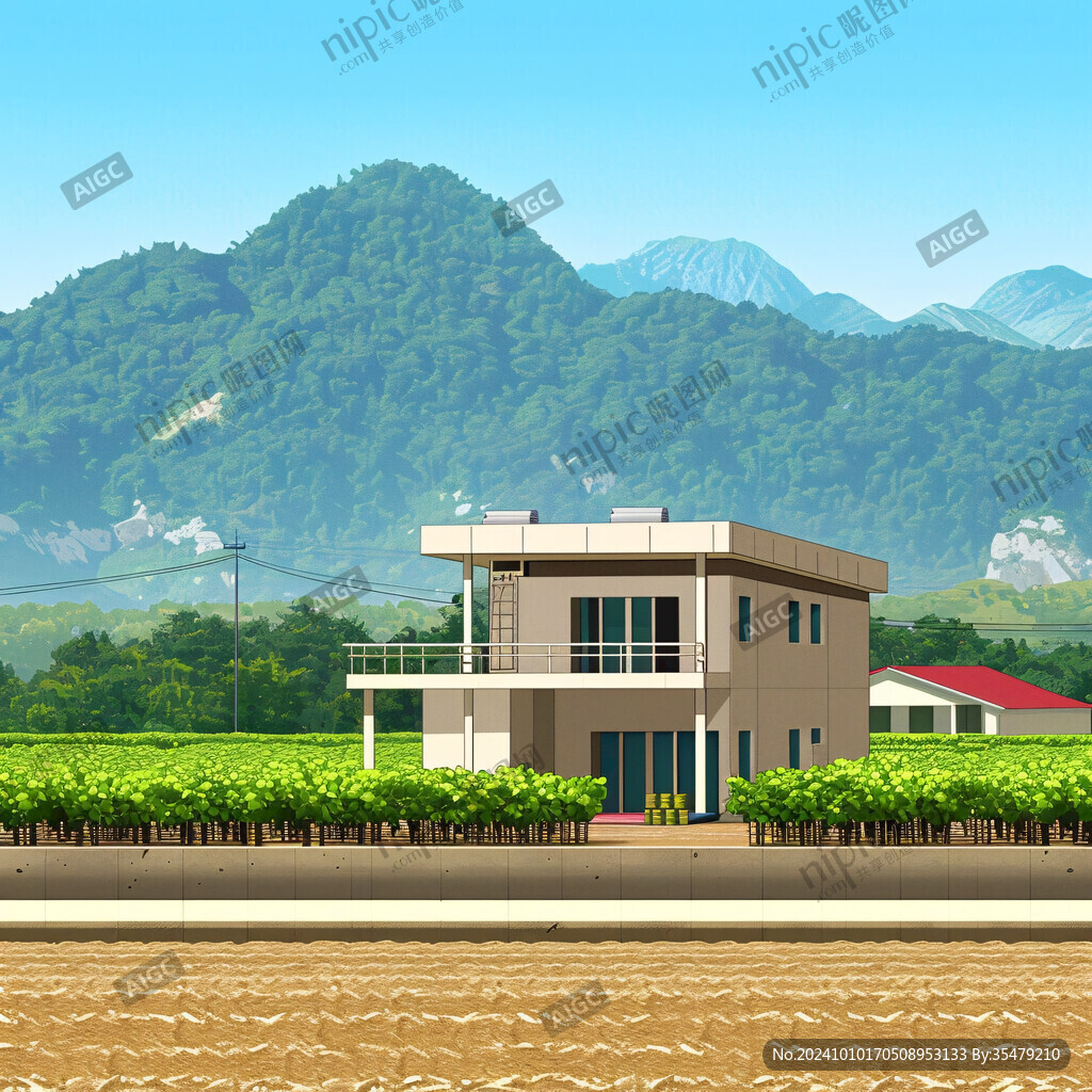 乡村二层公用建筑